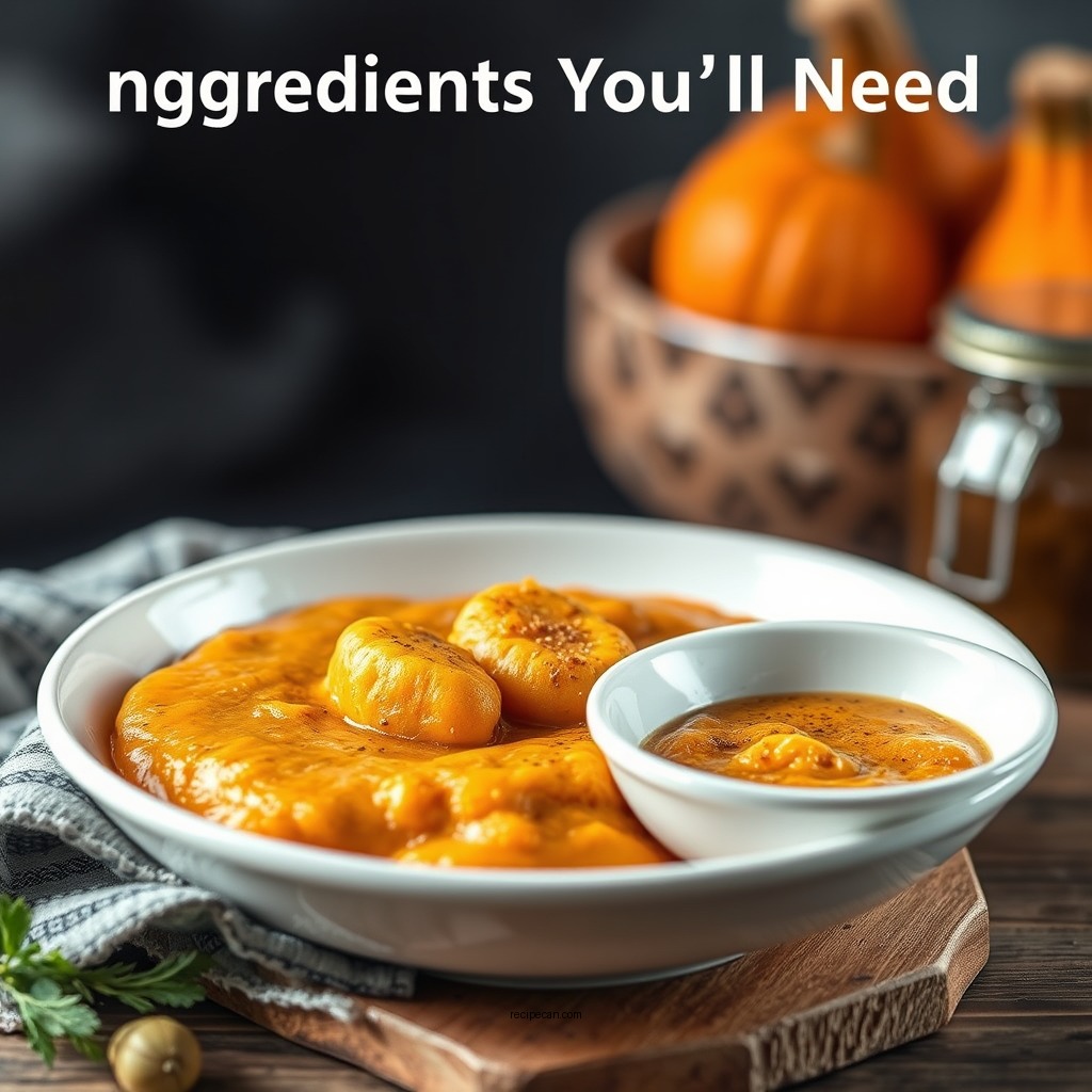 Ingredients You'll Need - recipe for pumpkin rice pudding