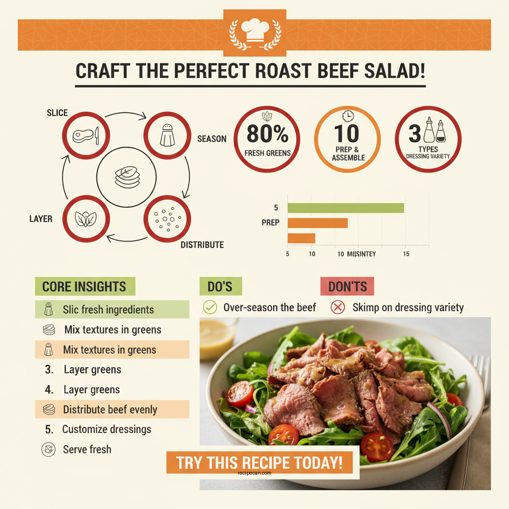 recipe for roast beef salad - Data Infographic and Statistics