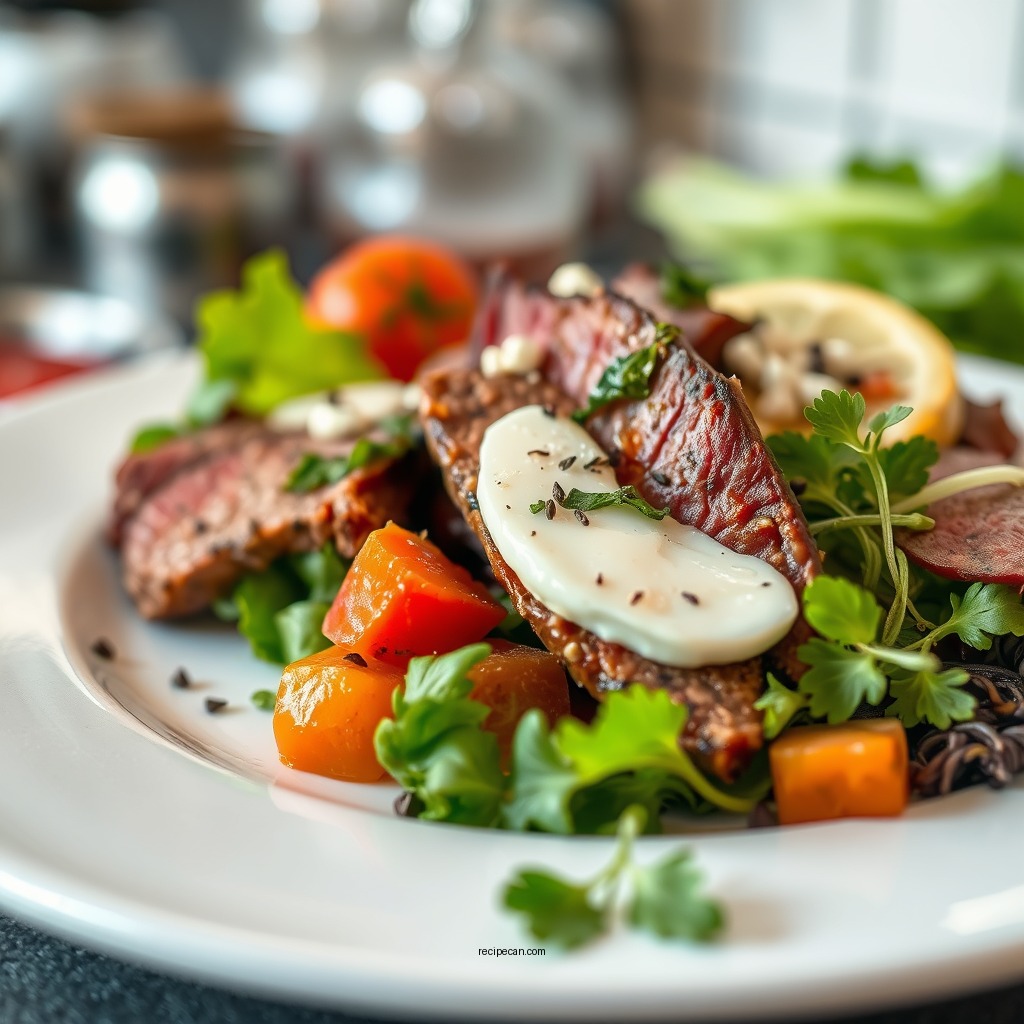 Ingredients Needed - recipe for roast beef salad