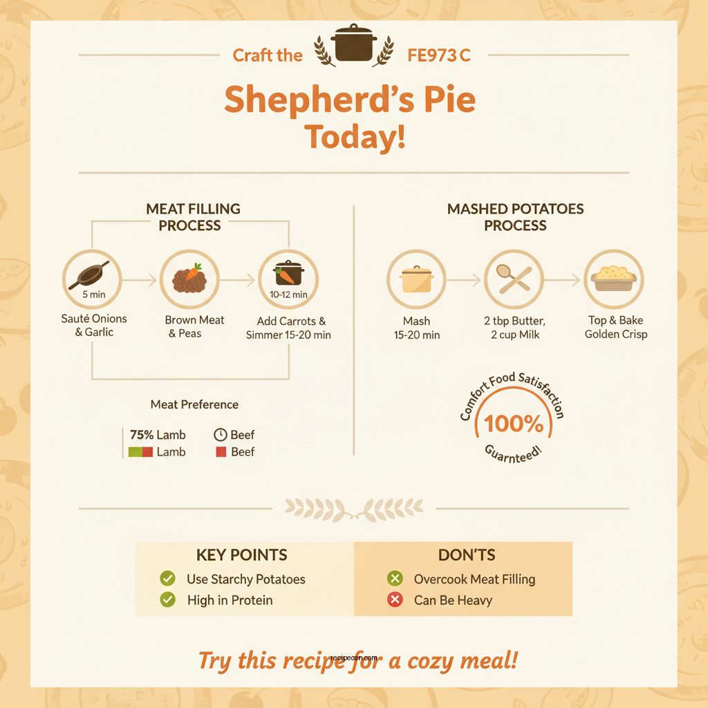 recipe for shepherd pie - Data Infographic and Statistics