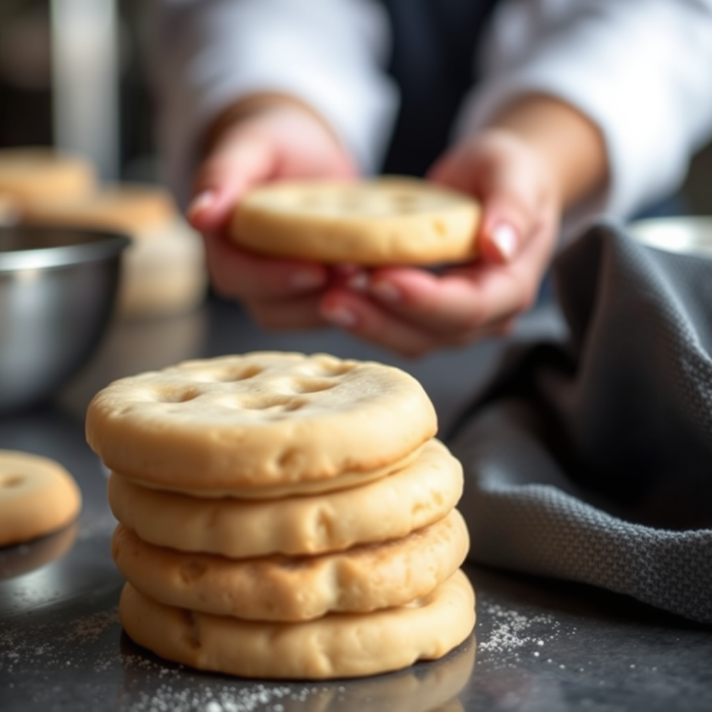 Shaping Your Cookies - recipe for shortbread cookies