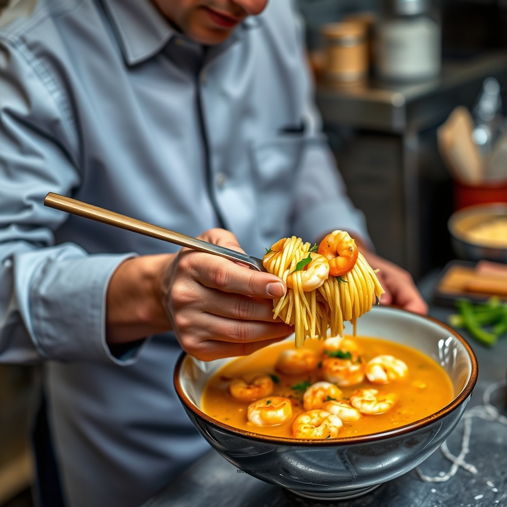 Preparation Steps - recipe for shrimp corn soup