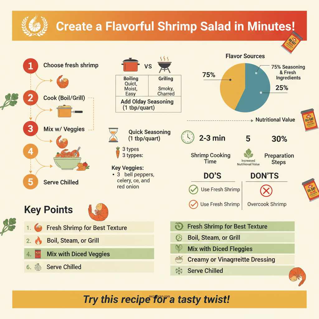 recipe for shrimp salad with old bay - Data Infographic and Statistics