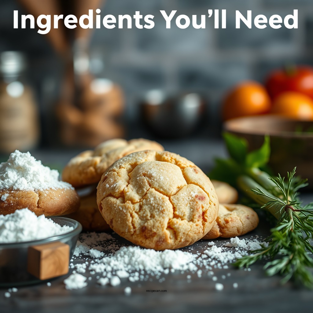 Ingredients You'll Need - recipe for snickerdoodle cookies without cream of tartar