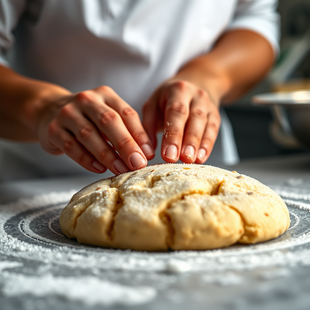 Rolling and Coating the Dough - recipe for snickerdoodle cookies