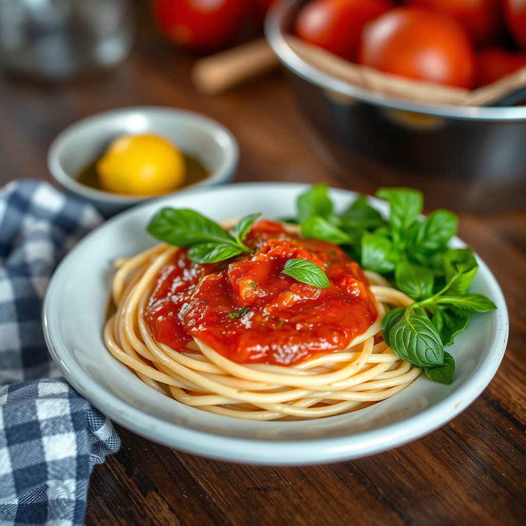 Ingredients You'll Need - recipe for spaghetti sauce
