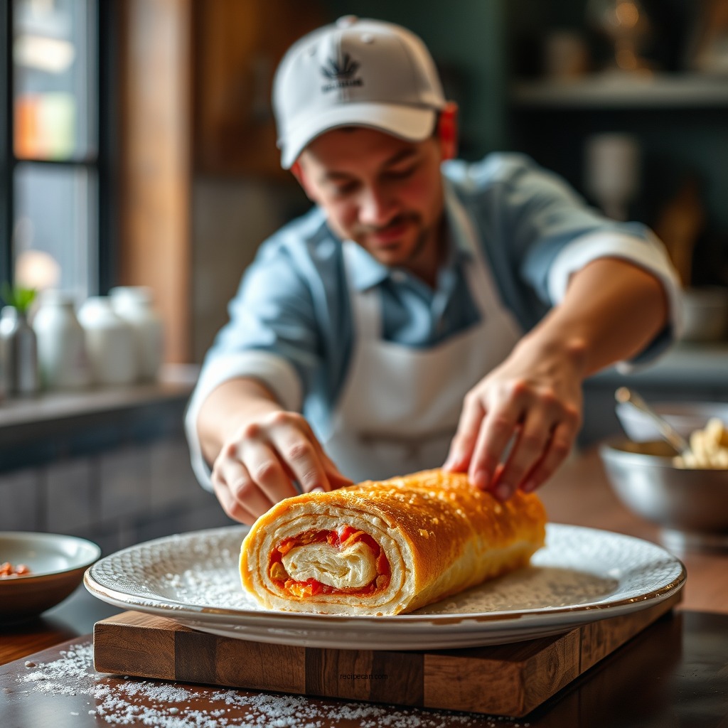 Step-by-Step Preparation Process - recipe for sponge roll