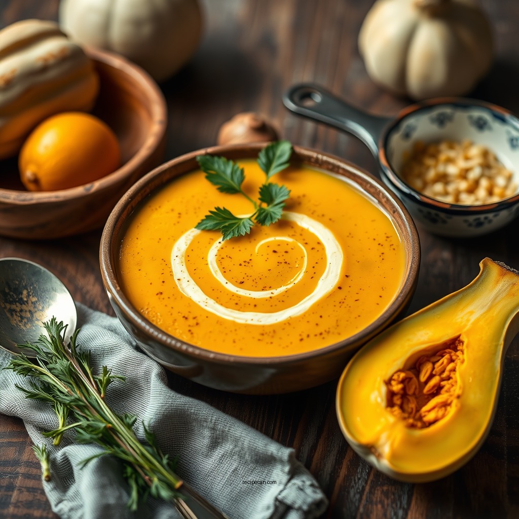 Ingredients You'll Need - recipe for squash soup