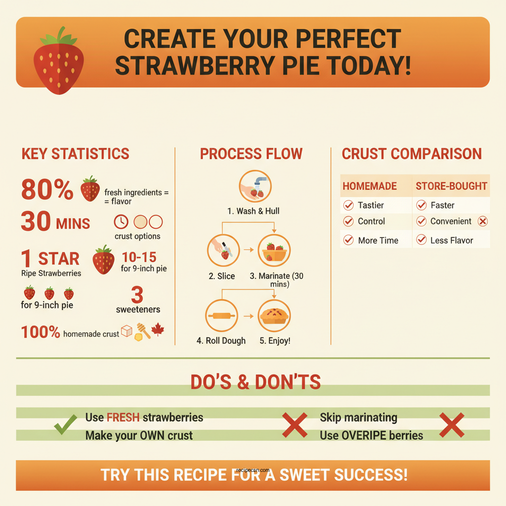 recipe for strawberry pie - Data Infographic and Statistics