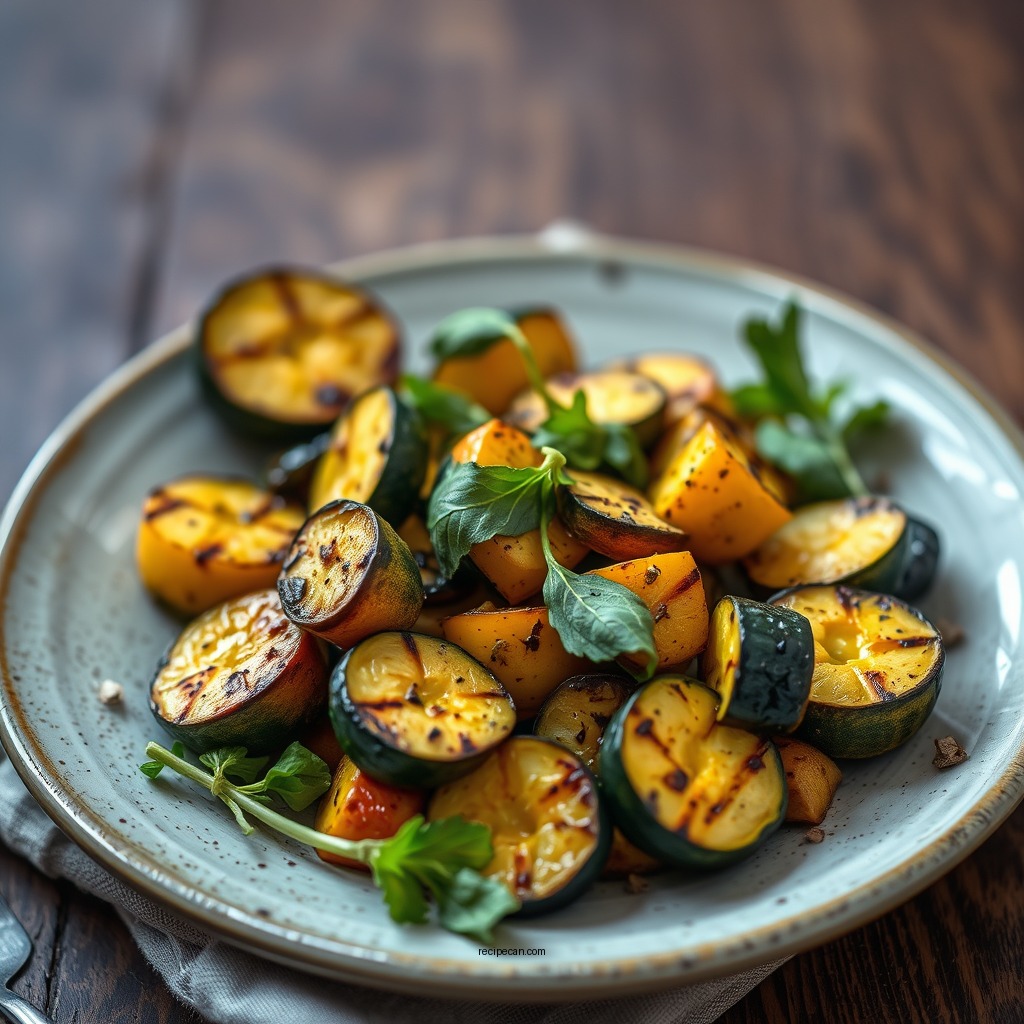 Grilled Summer Squash Medley - recipe for summer squash