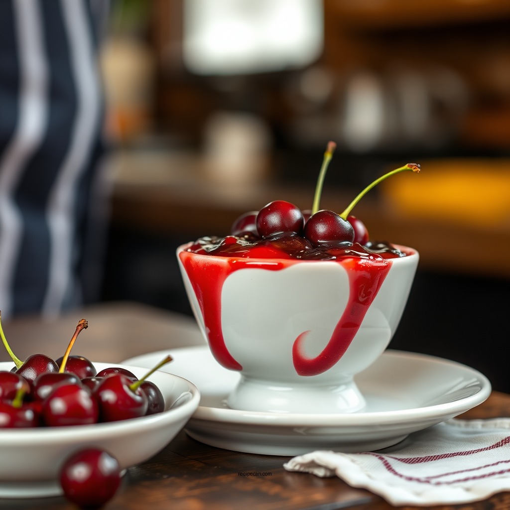 Tart Cherry Compote - recipe for tart cherries
