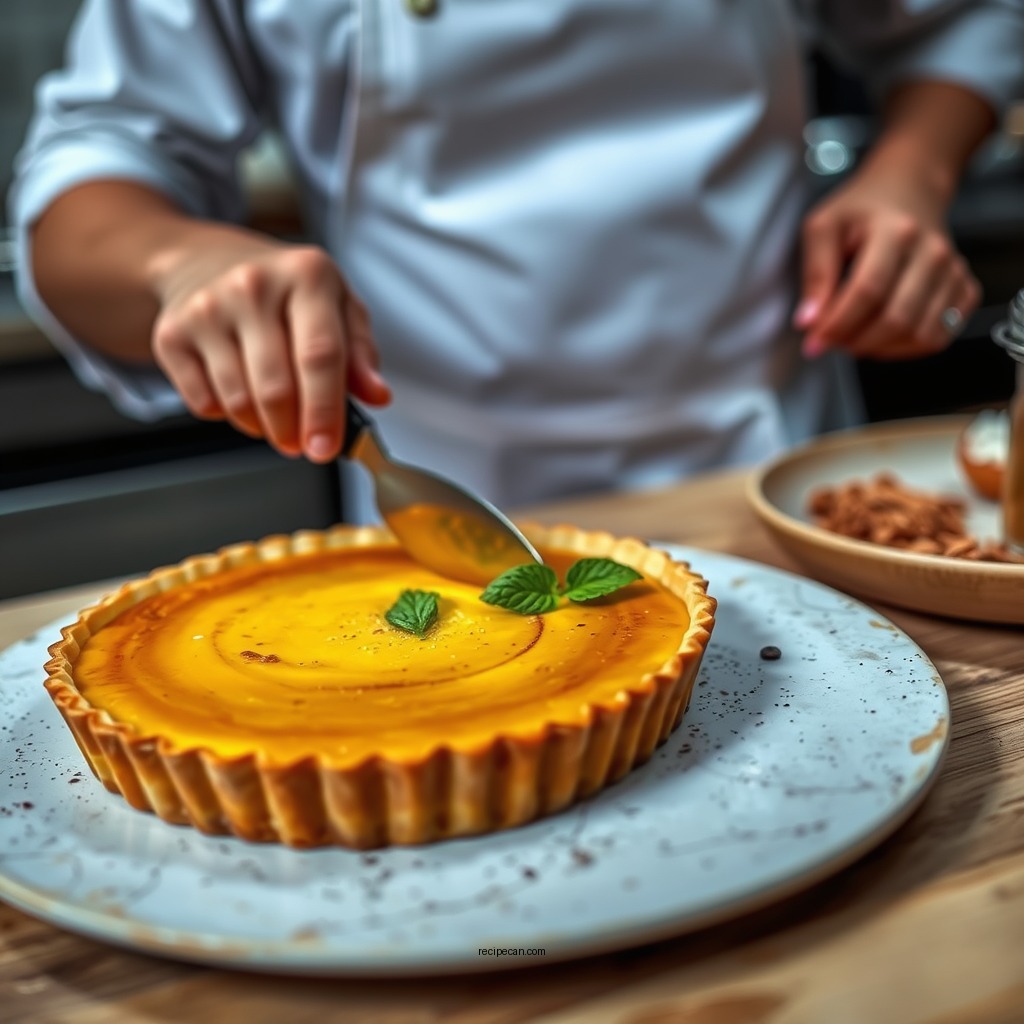 Step-by-Step Preparation - recipe for tarta de santiago