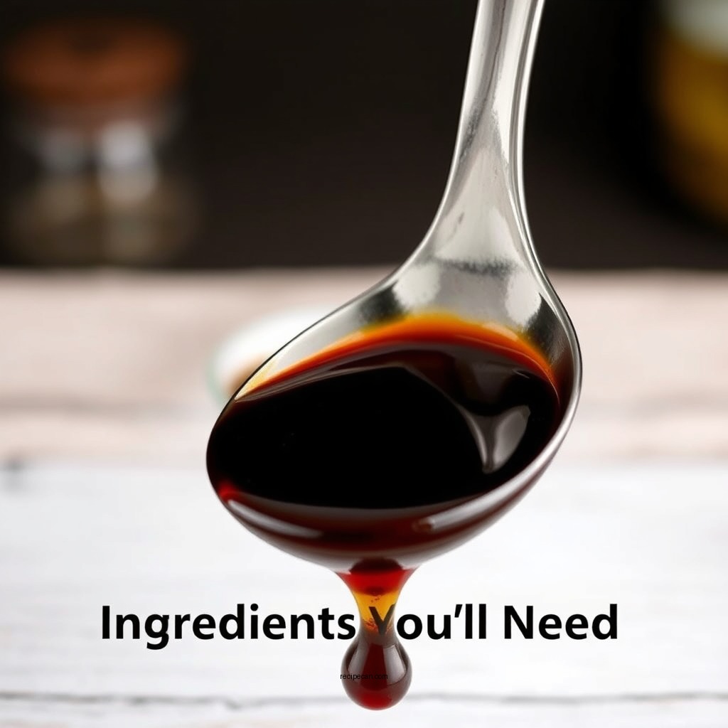 Ingredients You'll Need - recipe for teriyaki sauce