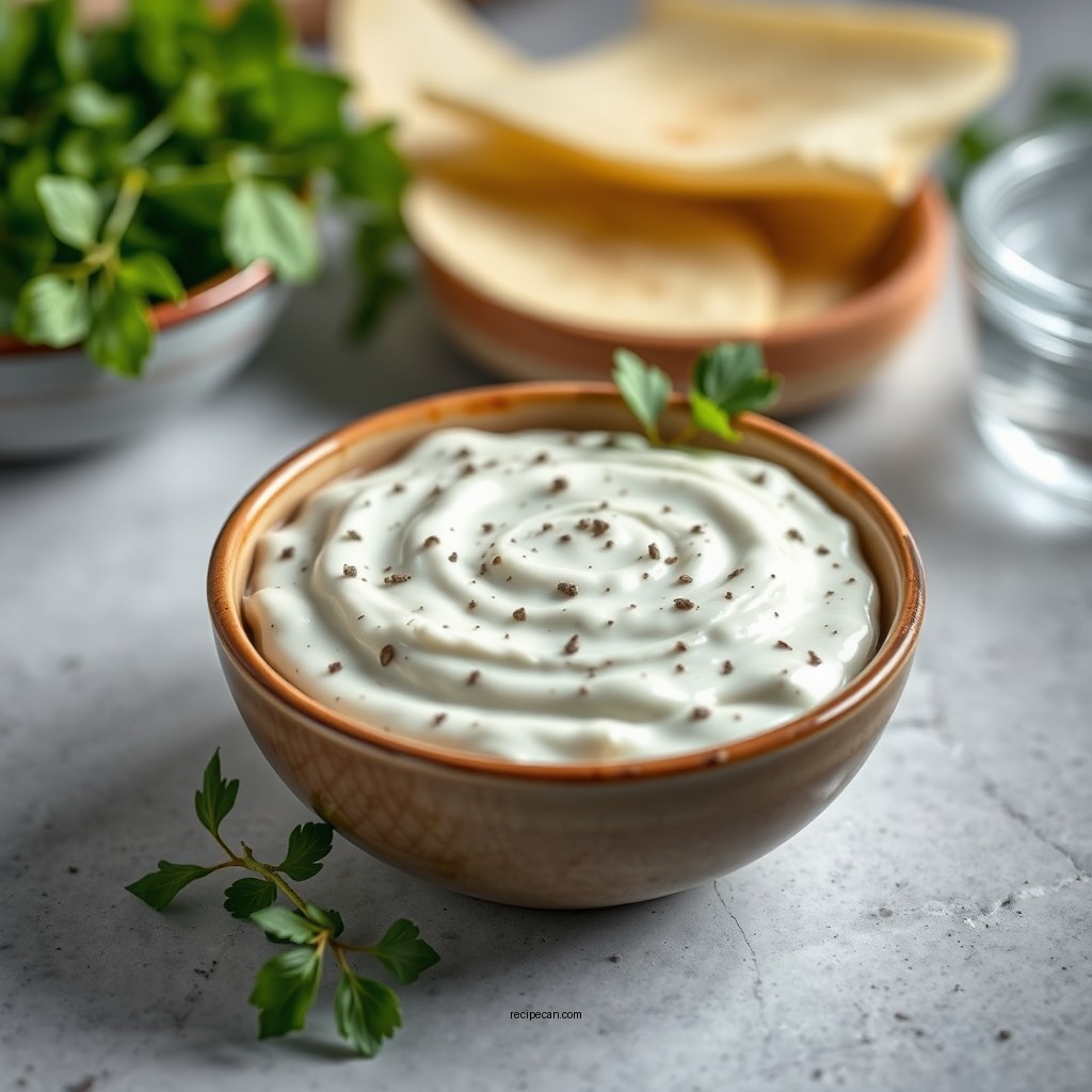 Ingredients Needed for Tzatziki Sauce - recipe for tzatziki sauce