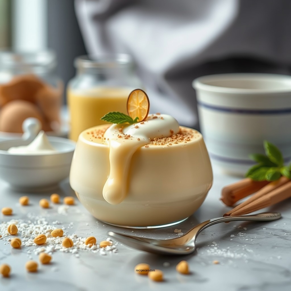 Ingredients You'll Need - recipe for vanilla custard