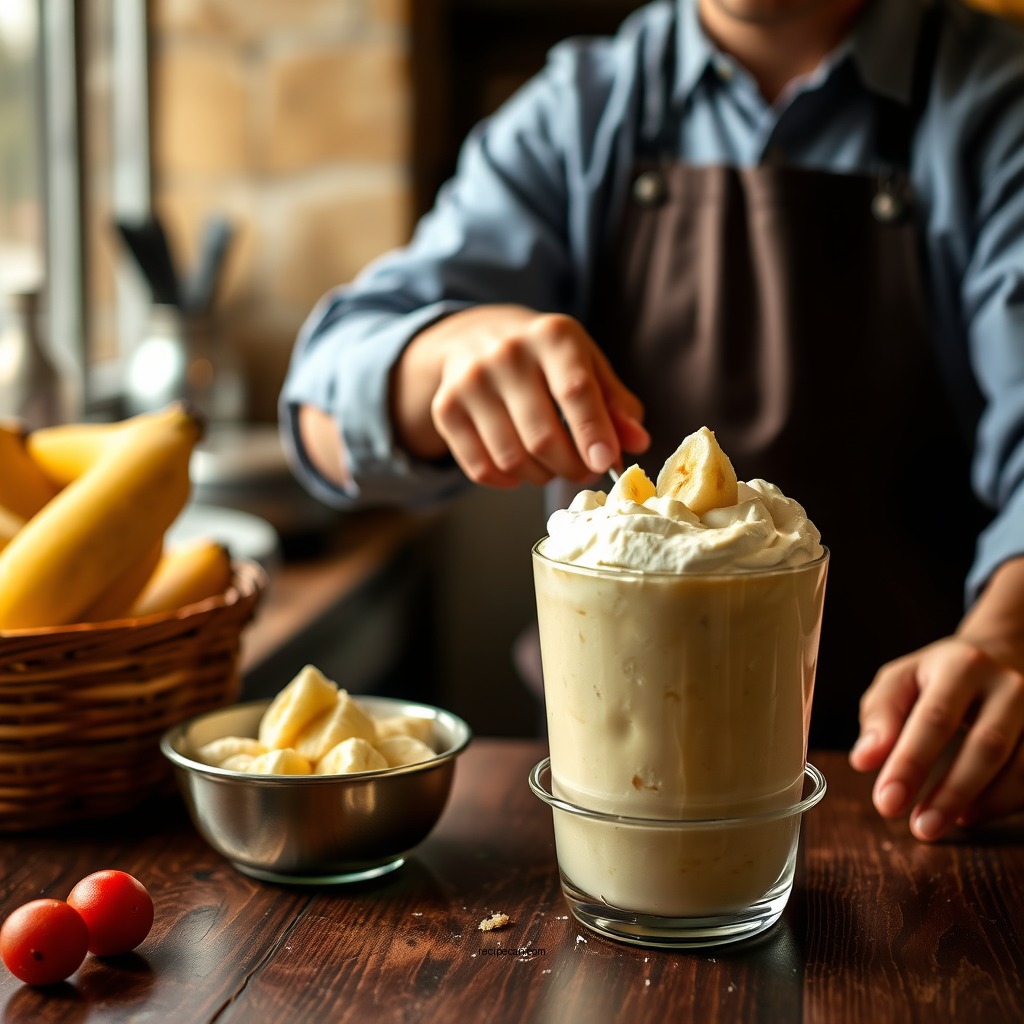 Preparation Steps - recipe for vegan banana pudding