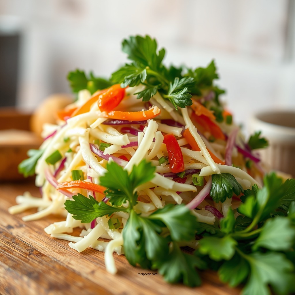 Ingredients You'll Need - recipe for vegan coleslaw