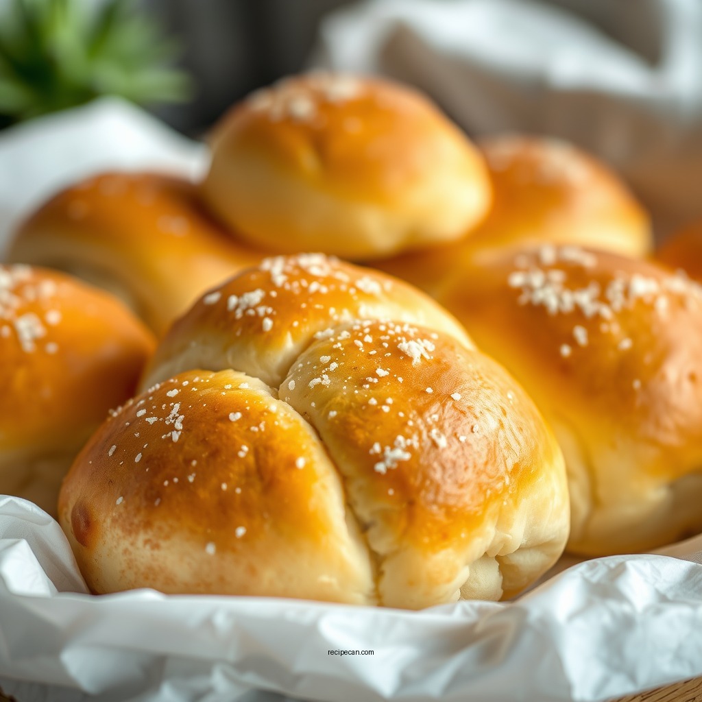 Shaping the Rolls - recipe for yeast rolls