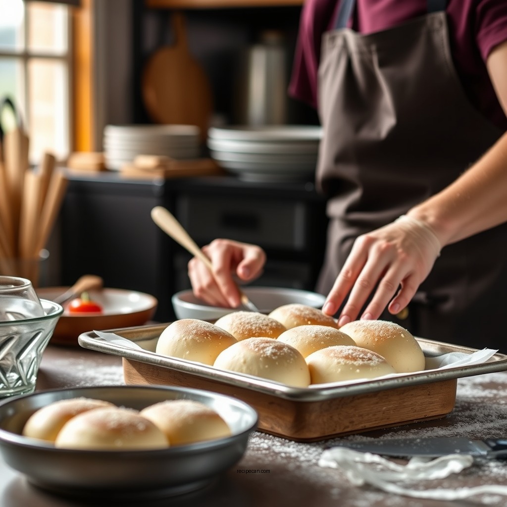 Step-by-Step Preparation Process - recipe for yeast rolls