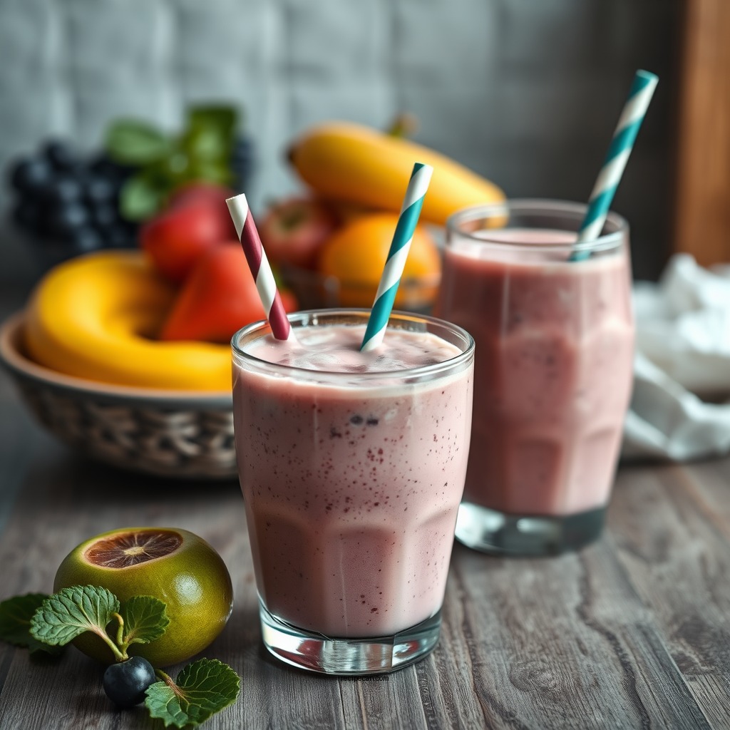 Choosing Your Fruits - recipe for yogurt fruit smoothie