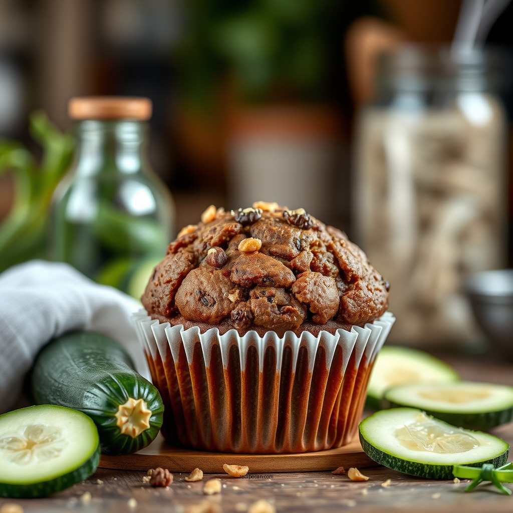 Ingredients You'll Need - recipe for zucchini muffins
