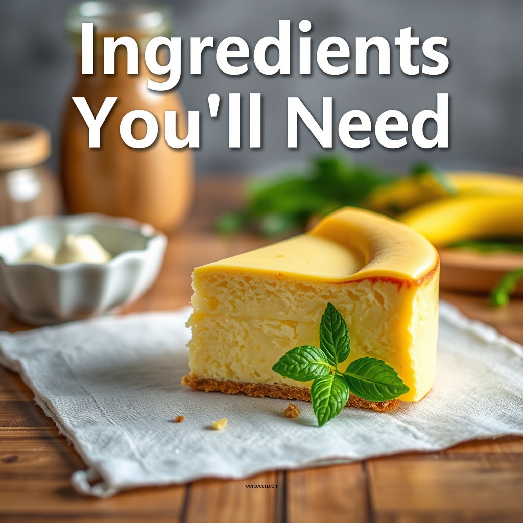 Ingredients You'll Need - recipe magic custard cake