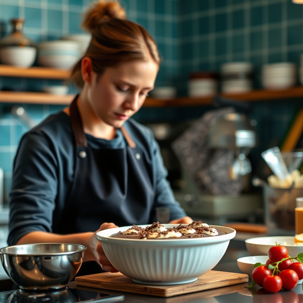 Step-by-Step Preparation - recipe mousse chocolate