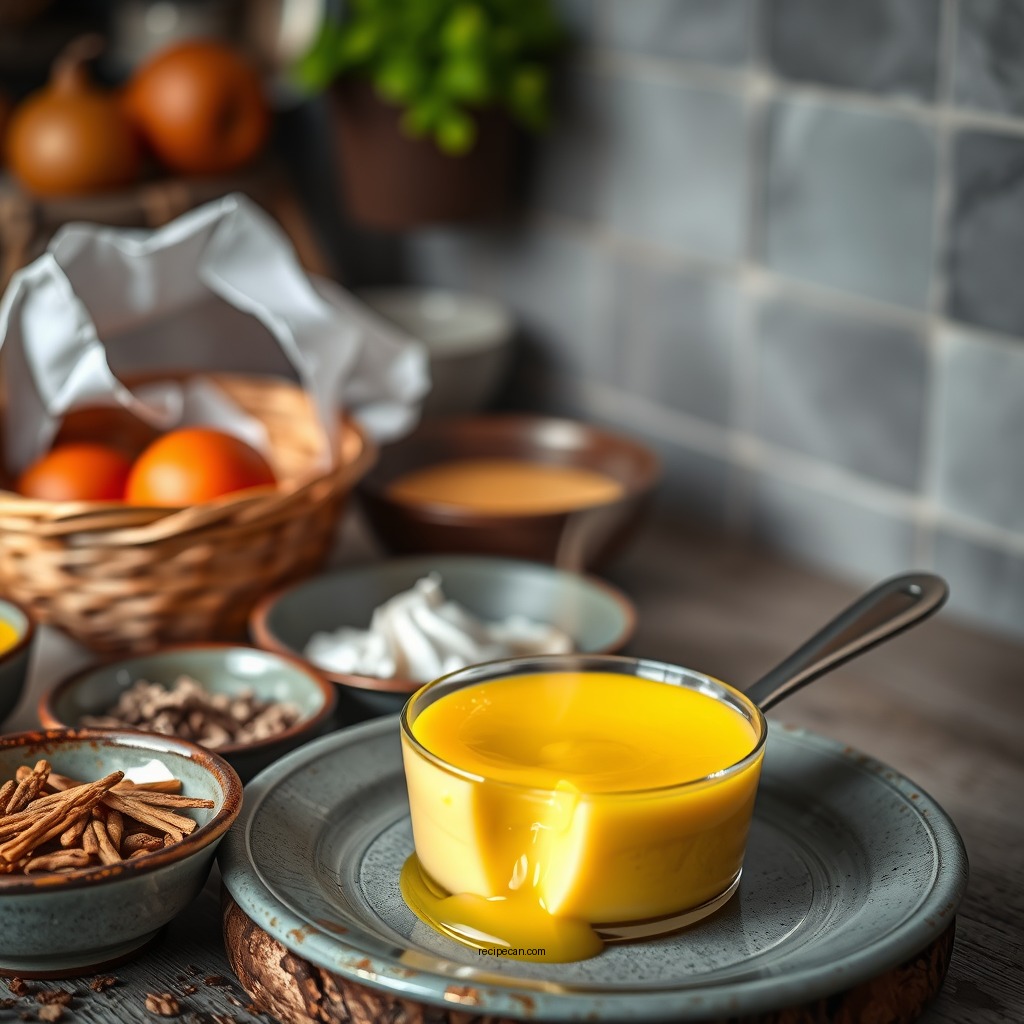 Essential Ingredients for Egg Custard - recipe of egg custard