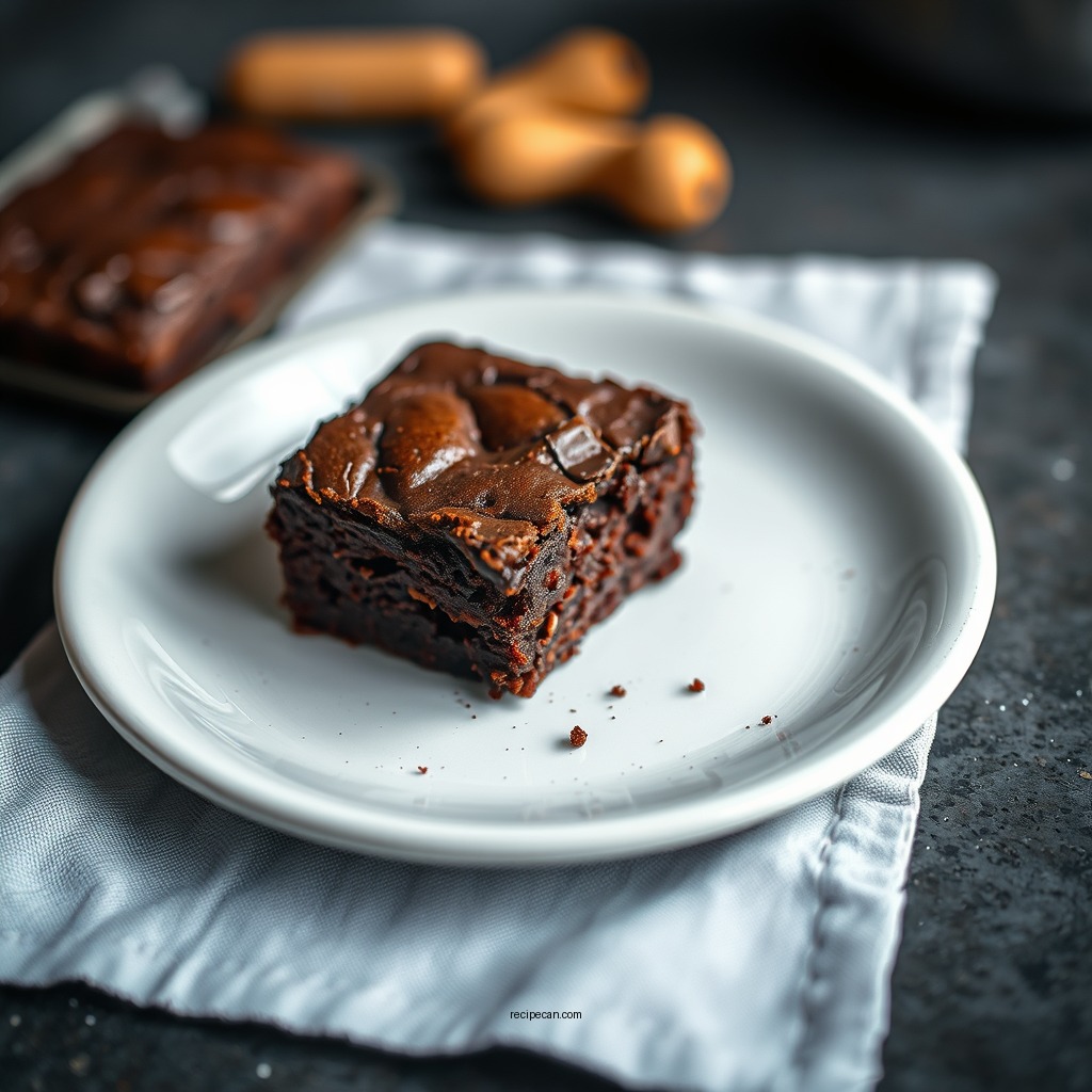Baking the Brownies - recipe of eggless chocolate brownie
