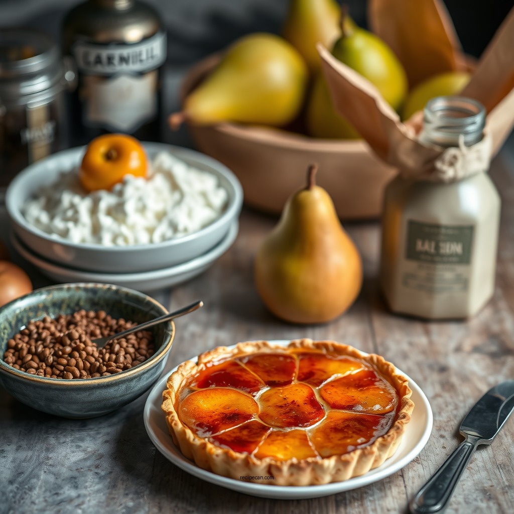 Ingredients You'll Need - recipe pear tarte tatin