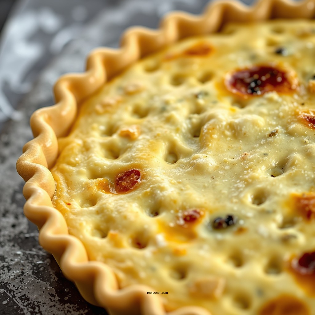Chilling the Dough - recipe pie crust for quiche