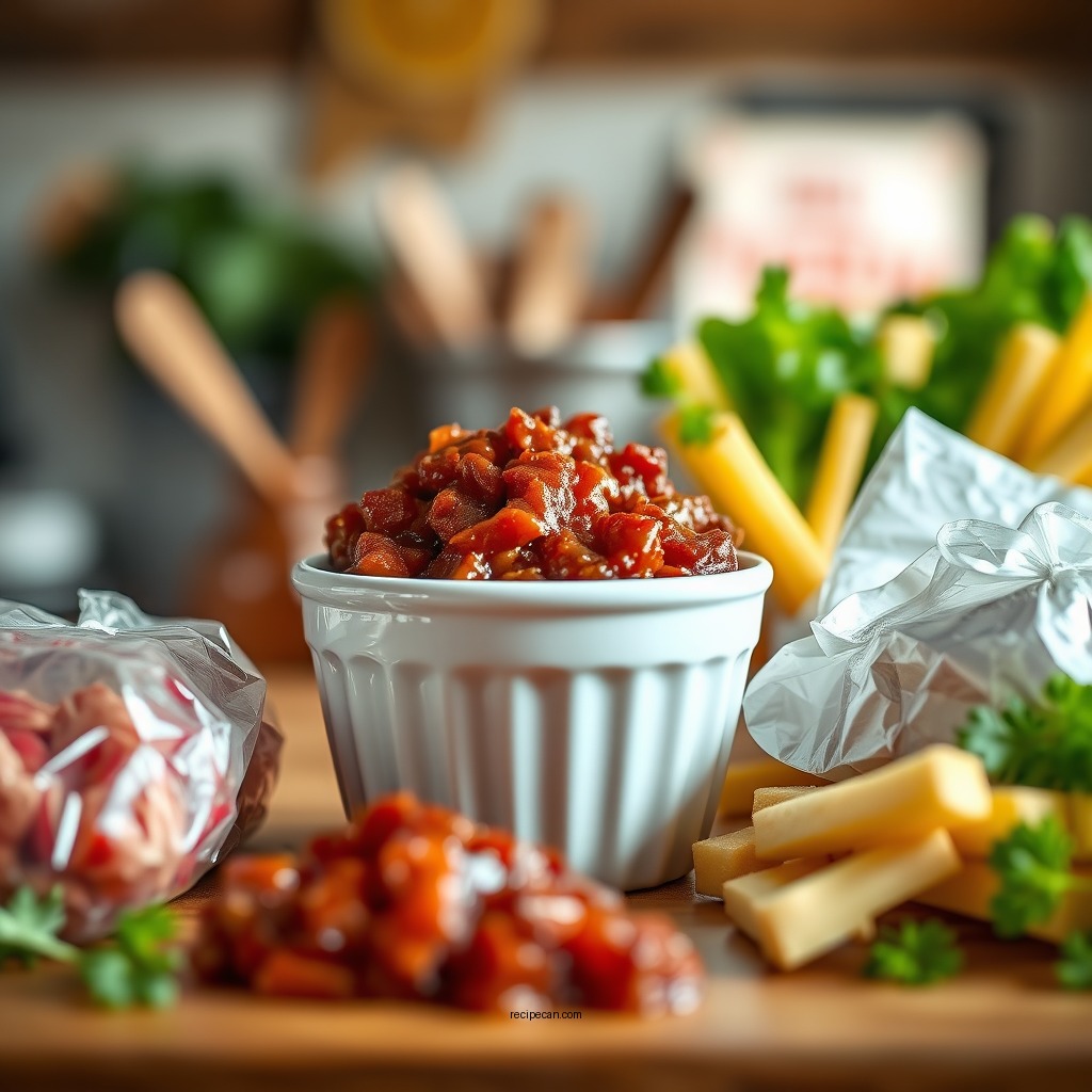 Ingredients for Sloppy Joe Sauce - recipe sloppy joe sauce