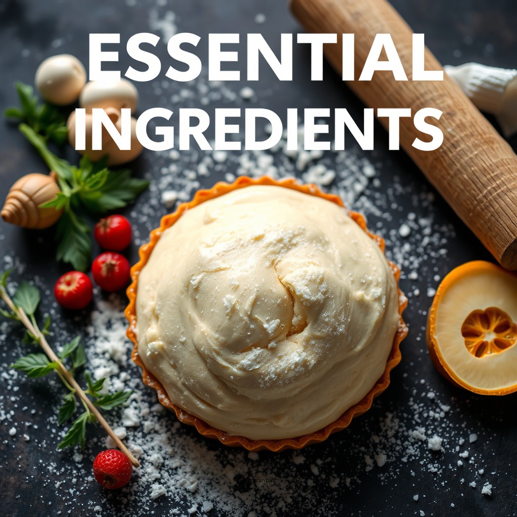 Essential Ingredients for Tart Dough - recipe tart dough