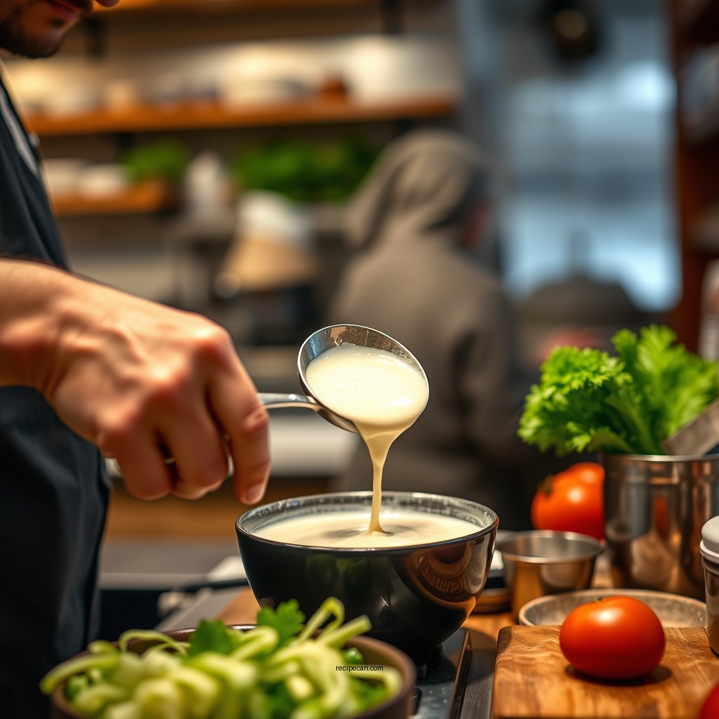 Step-by-Step Instructions - recipe to make white sauce