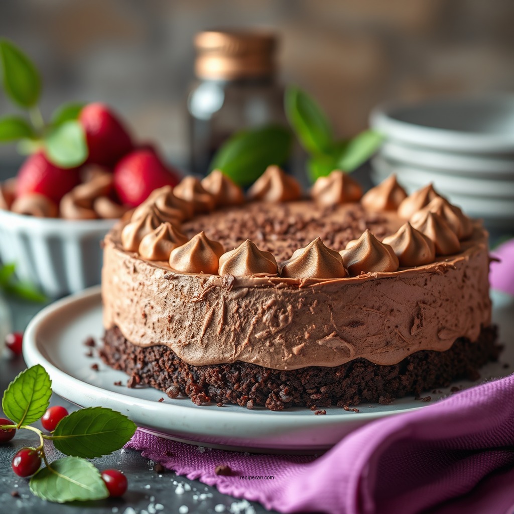 Ingredients You Will Need - recipe triple chocolate mousse cake