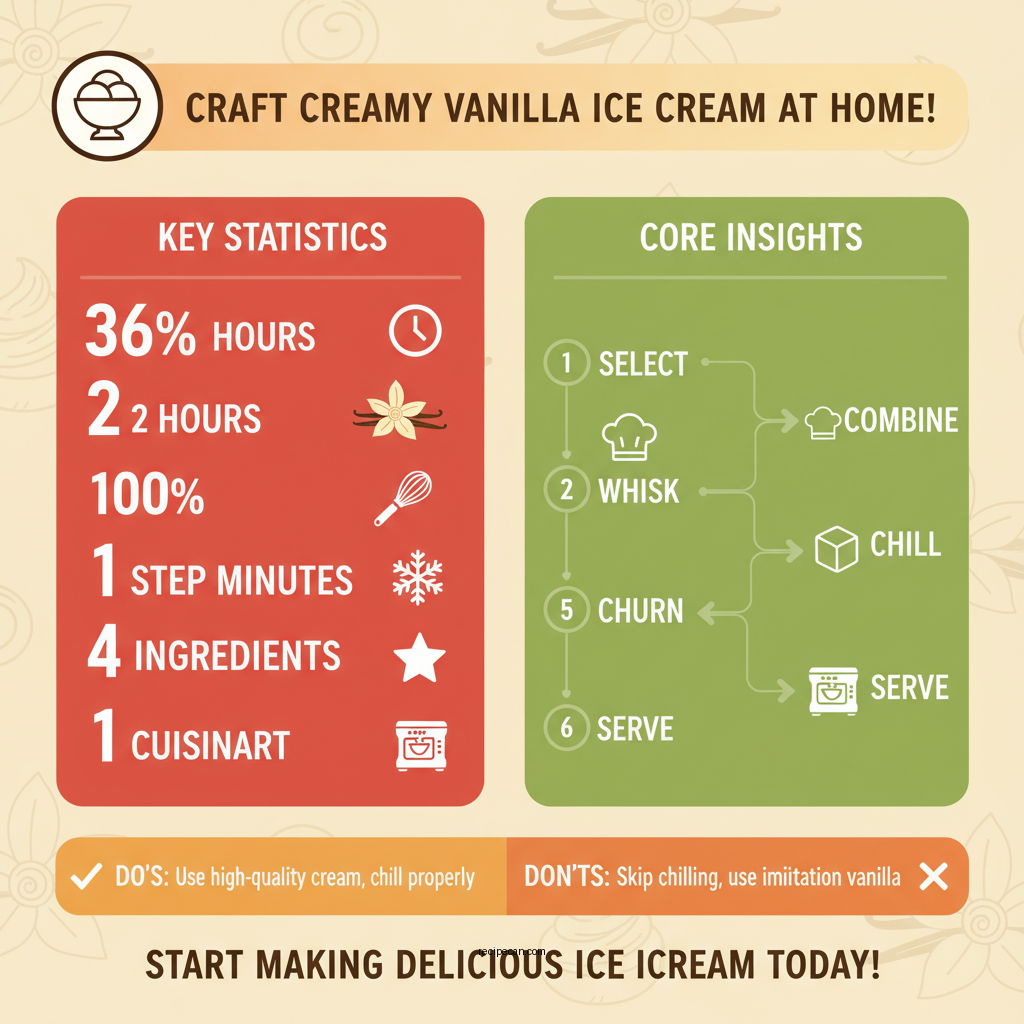 recipe vanilla ice cream cuisinart - Data Infographic and Statistics