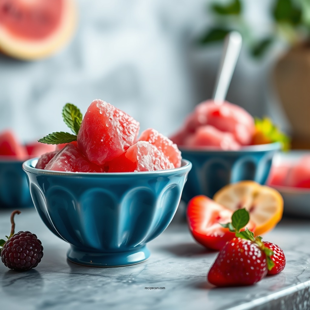 Fresh Fruit Sorbet Recipe - recipes cuisinart ice cream maker