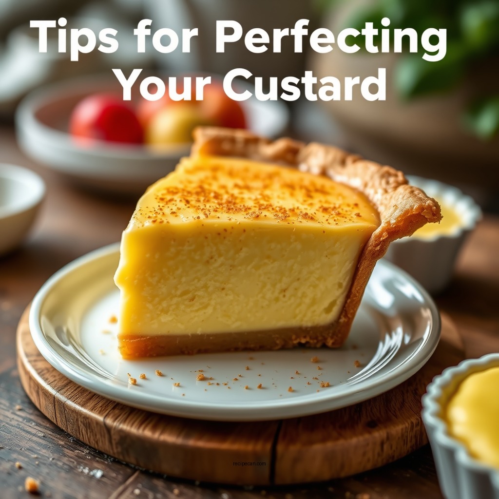 Tips for Perfecting Your Custard - recipes custard pie