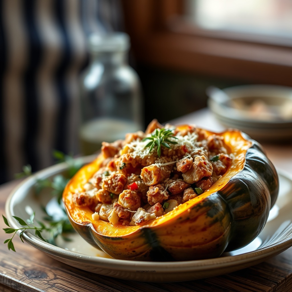 Stuffed Acorn Squash - recipes for acorn squash