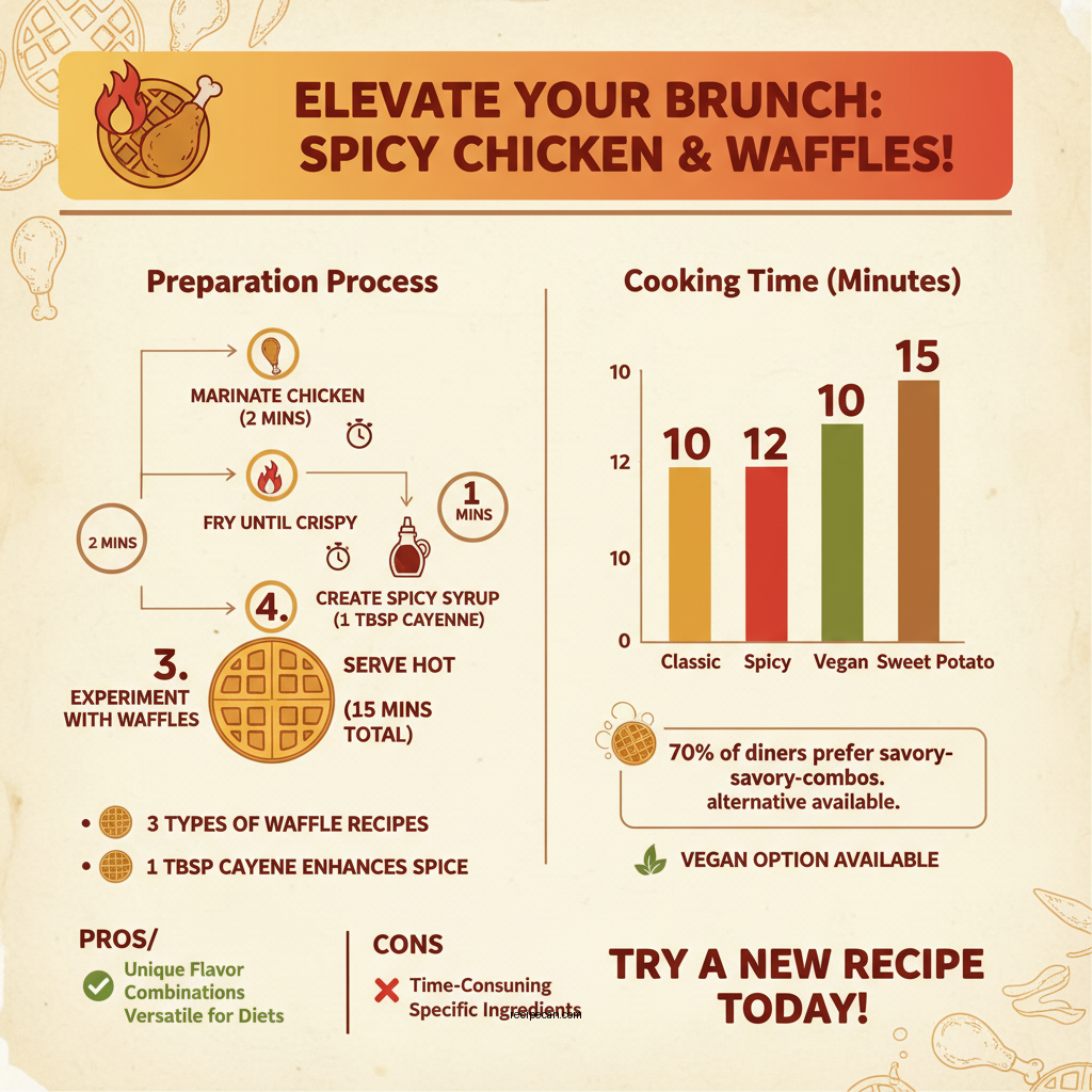 recipes for chicken and waffles - Data Infographic and Statistics