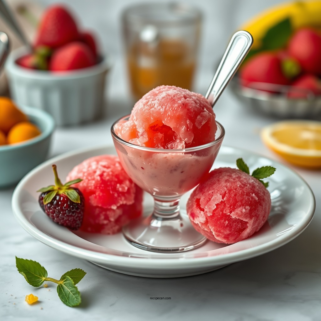 Fruity Sorbet Recipes - recipes for cuisinart ice cream maker recipe book