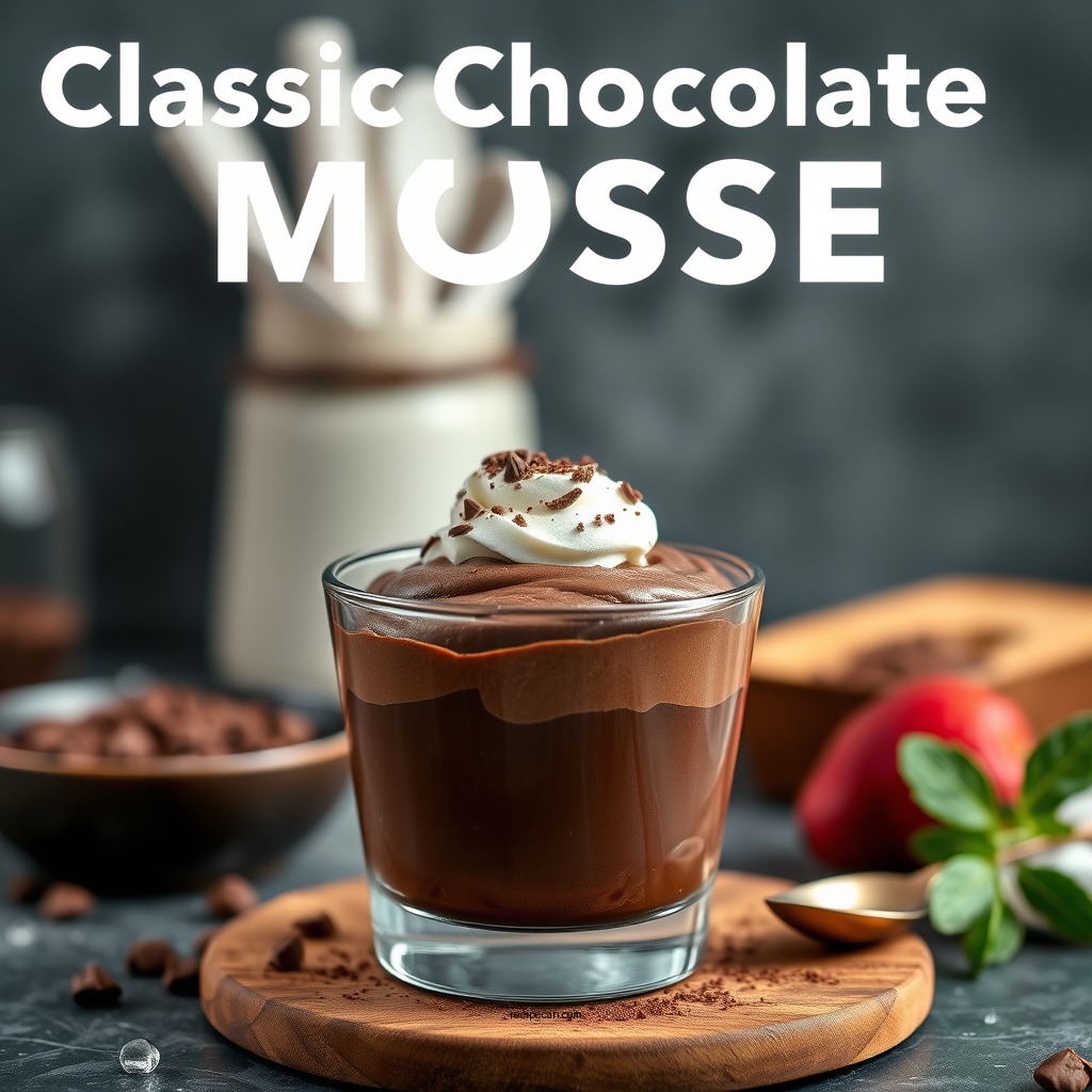 Classic Chocolate Mousse - recipes for easy chocolate mousse