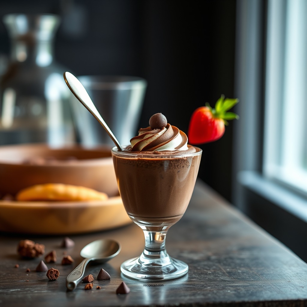 No-Bake Chocolate Mousse - recipes for easy chocolate mousse
