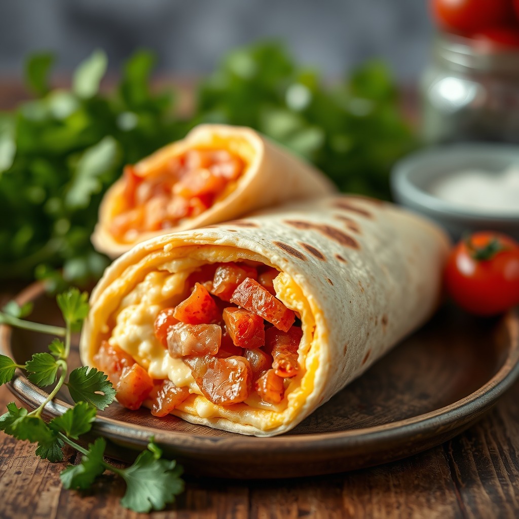 Classic Egg and Cheese Wrap - recipes for egg wraps
