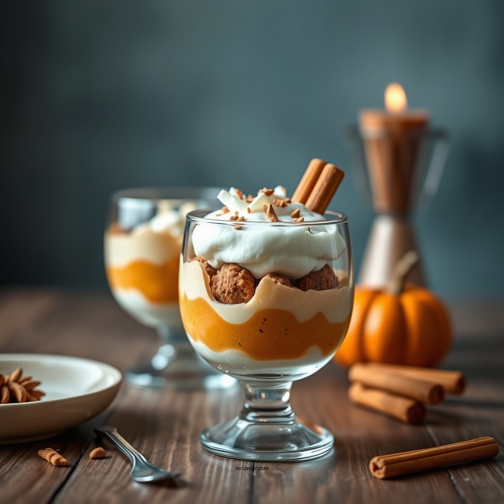 Pumpkin Spice Pudding Parfaits - recipes for jello pumpkin spice pudding