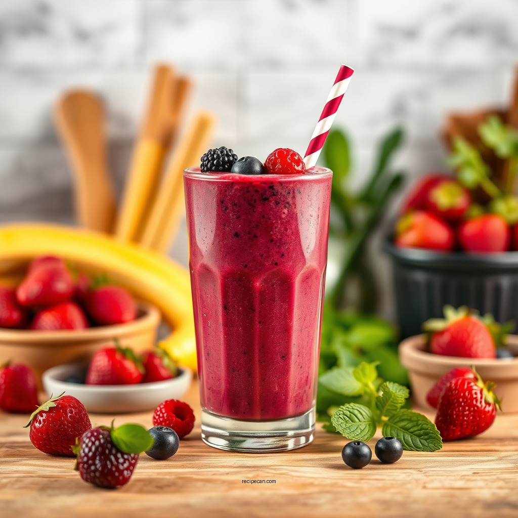 Berry Blast Smoothie - recipes for smoothies with nutribullet