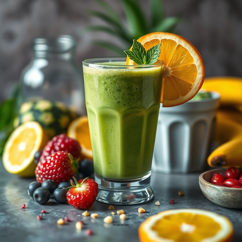 Tropical Paradise Smoothie - recipes for smoothies with nutribullet