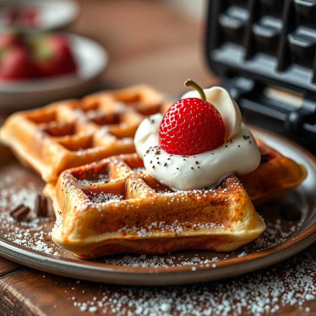 Dessert Waffles - recipes for the waffle maker