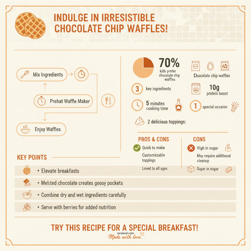 recipes for waffles in a waffle maker - Data Infographic and Statistics