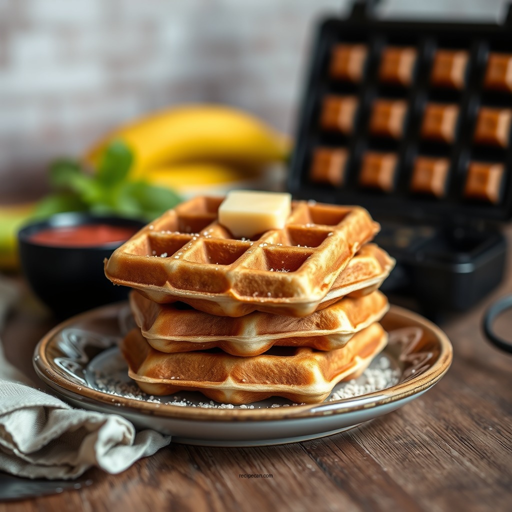 Whole Wheat Waffles - recipes for waffles in a waffle maker